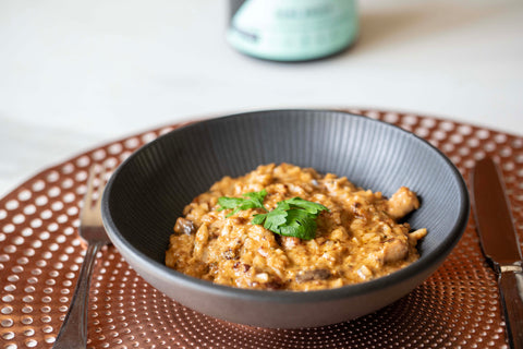 Low Carb Mushroom Risotto