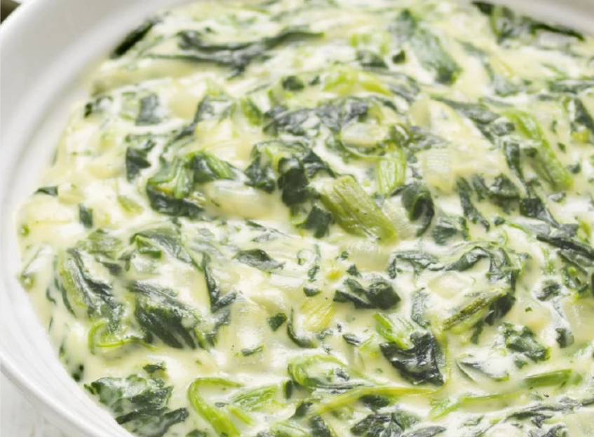 Creamy Garlic Spinach – The Keto Food Co