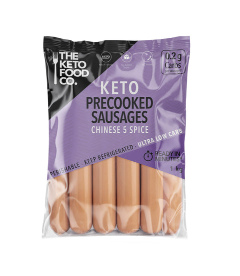 Keto Precooked Sausages 1kg - Chinese 5 Spice