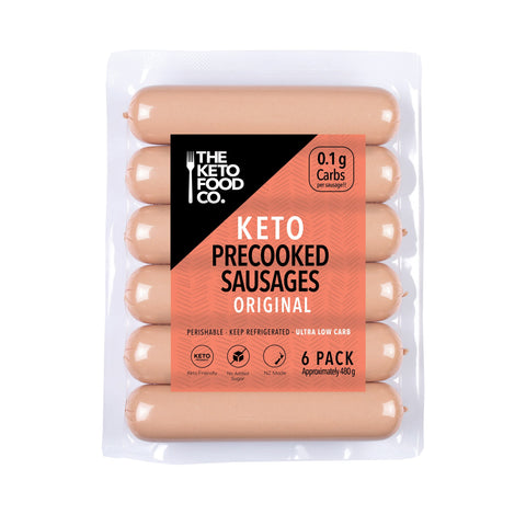 Keto Precooked Sausages 6 pack - Original