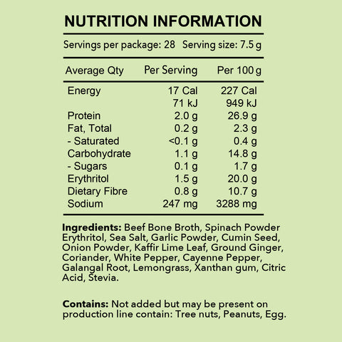 Thai Green Curry - 210g (28 Serves)