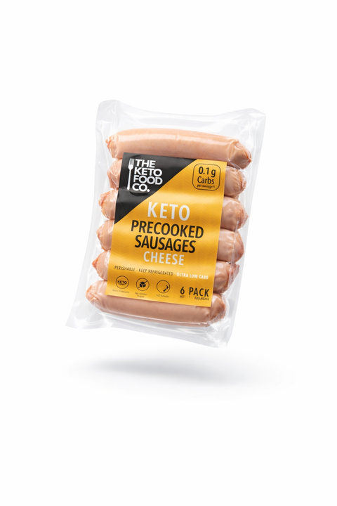 Keto Precooked Sausages 6 pack - Cheese