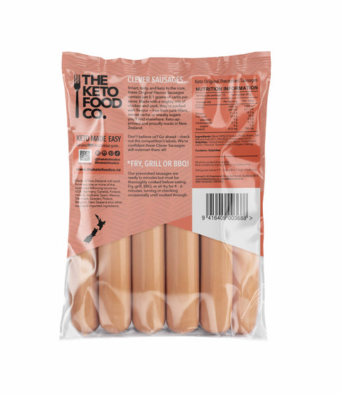 Keto Precooked Sausages 1 kg - Original